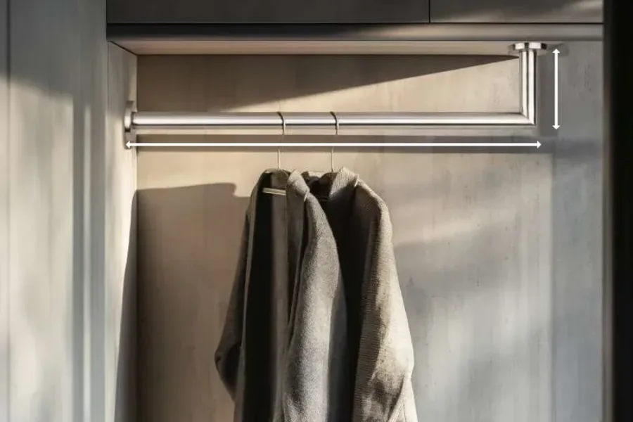 Edelstahl Garderobenstange nach Maß von Steel-Deal