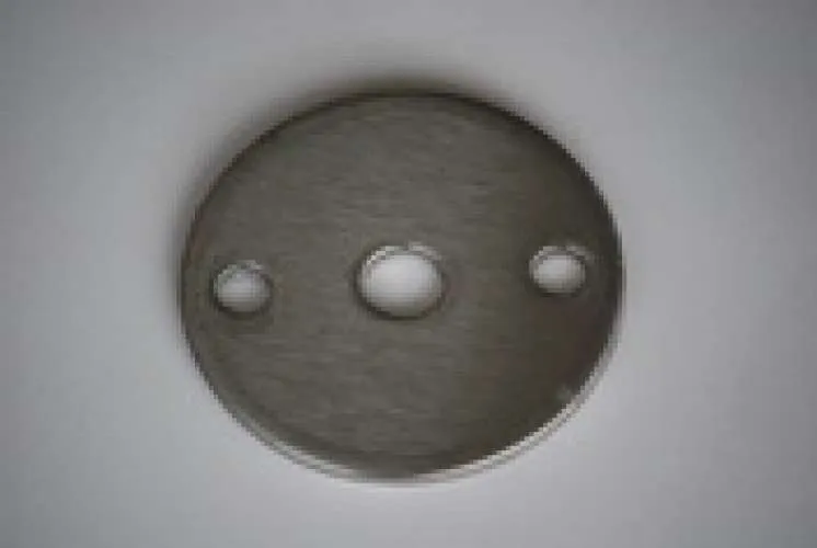 Ankerplatte V2A geschliffen gelocht 70 x 6 mm 10,2 Mittelloch