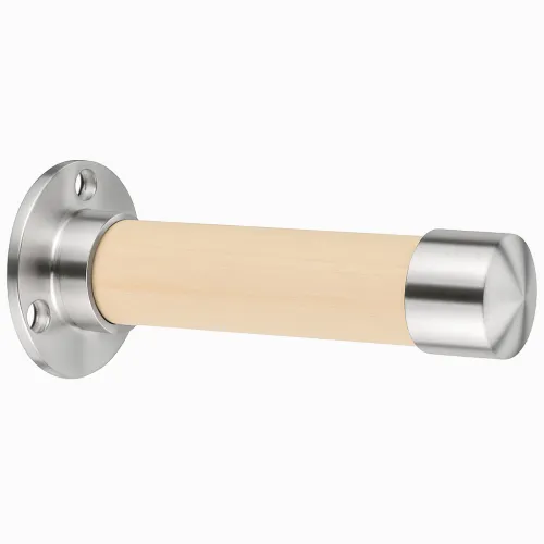 Maßgefertigten Garderobenhaken mit Ahorn-Holz Design: Seitenansicht