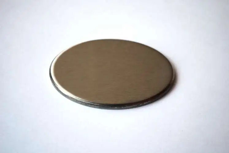 Ankerplatte Oval V2A mit Fase, geschliffen 85/60x5 mm
