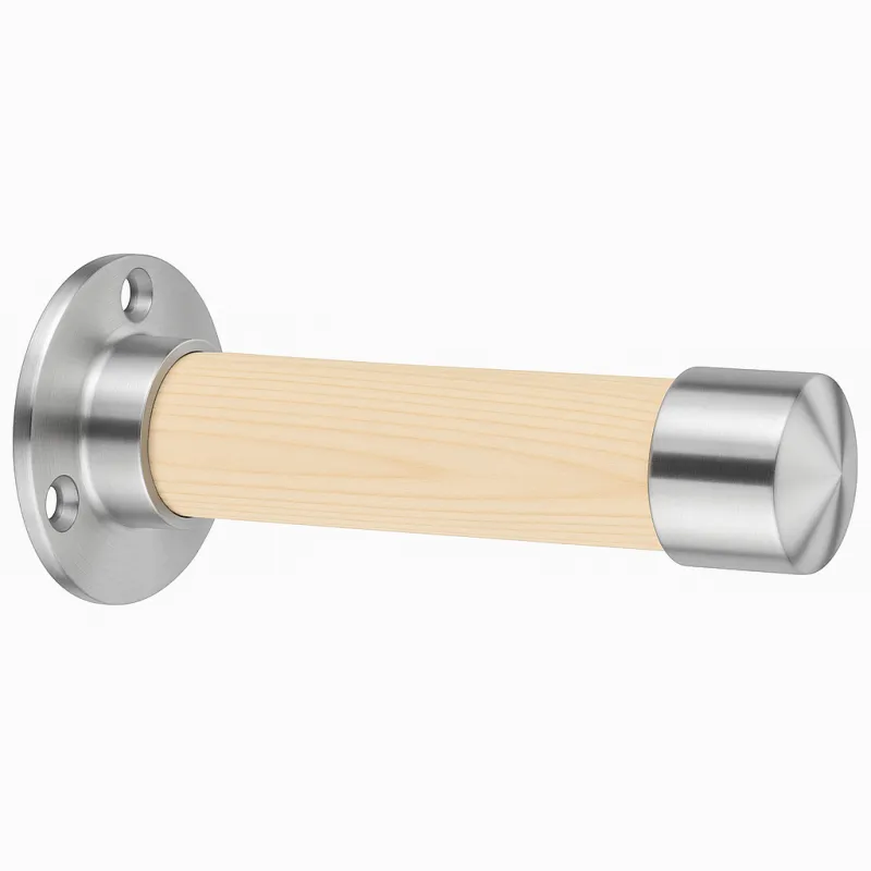 Maßgefertigten Garderobenhaken mit Holz Design: Seitenansicht