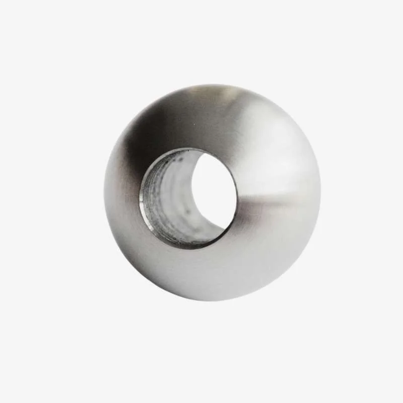 Edelstahl Vollkugel V2A Ø25mm geschliffen Durchgangsloch Ø 10,2mm