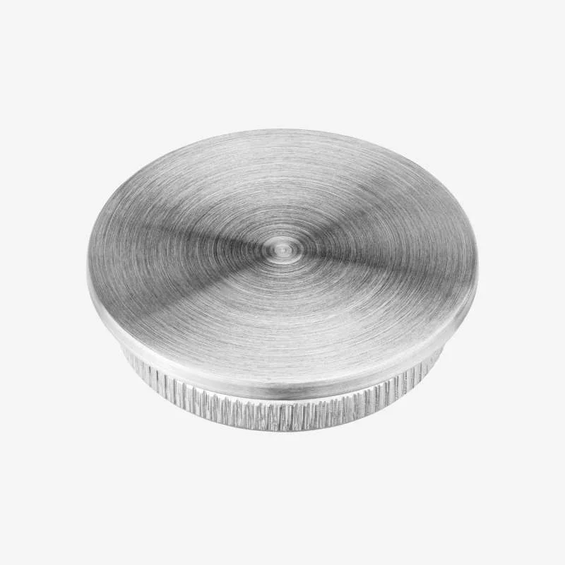 Edelstahl Stopfen 16 x 1 mm Rändel flach Vollmaterial