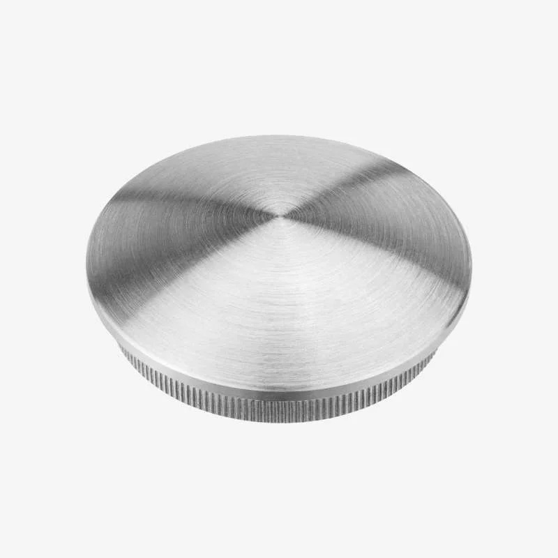 Edelstahl Stopfen 16 x 1 mm Rändel gewölbt Vollmaterial